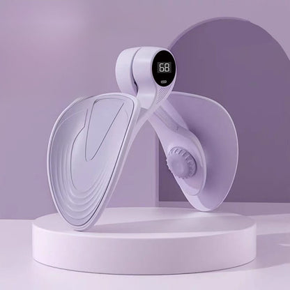 IzzyFit trainer in use during a low-impact home workout